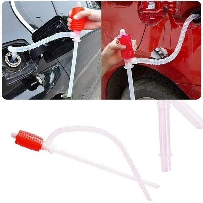 manual oil suction pipe self-priming gasoline pump motorcycle fuel tank guide oil pumping artifact Wine pump Cycling Tools