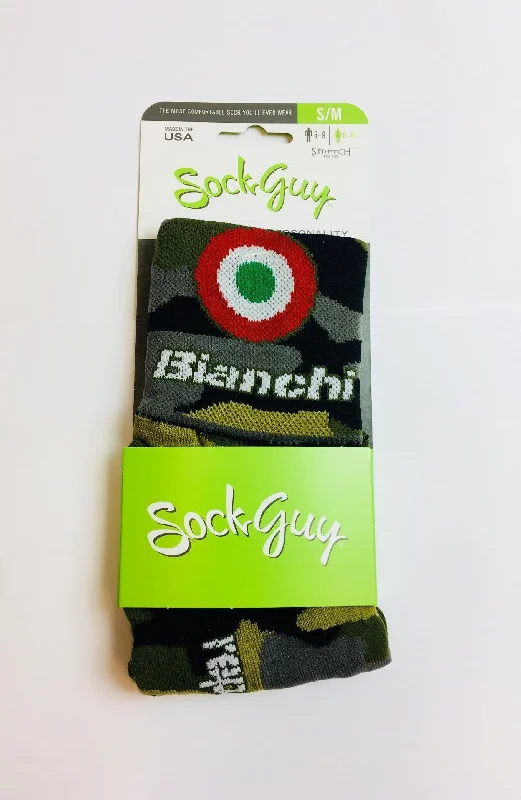 Bianchi Camo Bullseye Socks - 3" Cuff