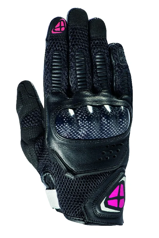 IXON RS4 AIR LADY GLOVES - BLACK/FUCHSIA