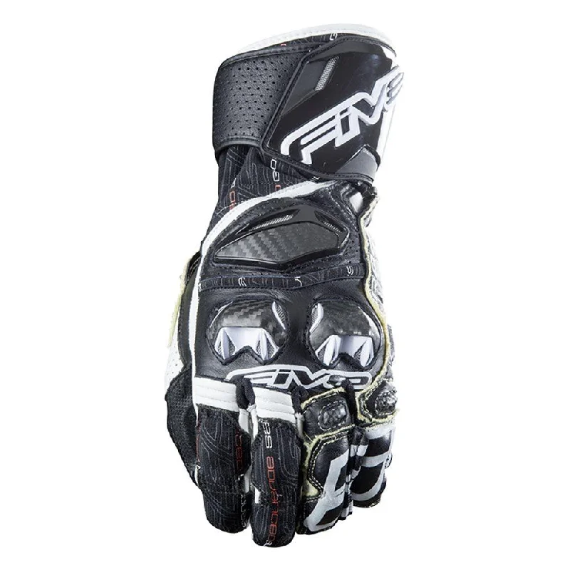 FIVE RFX RACE GLOVES - BLACK/WHITE