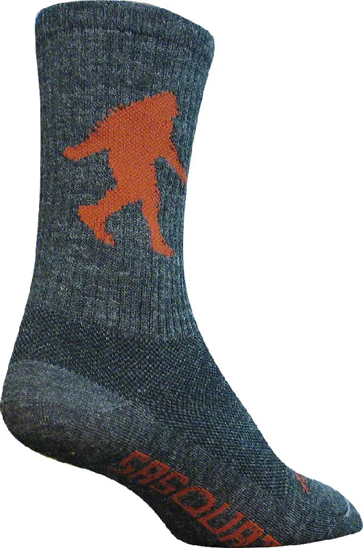 SockGuy Wool Sasquatch Socks - 6" Gray Large/X-Large