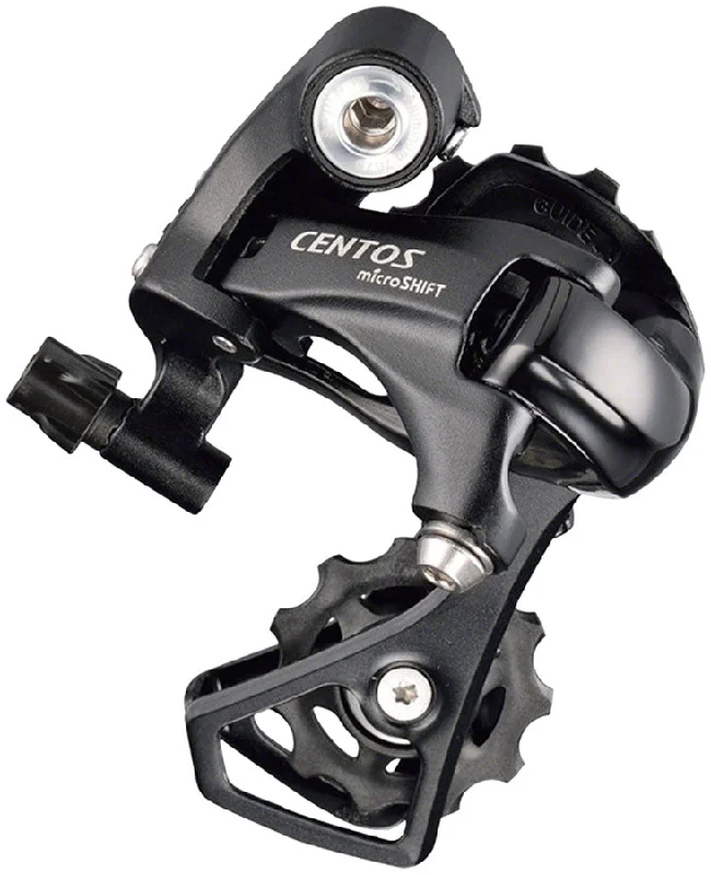 microSHIFT Centos Rear Derailleur - 10 Speed Short Cage BLK Shimano 4700 Compatible