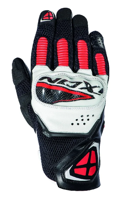 IXON RS4 AIR GLOVES - BLACK/RED/WHITE