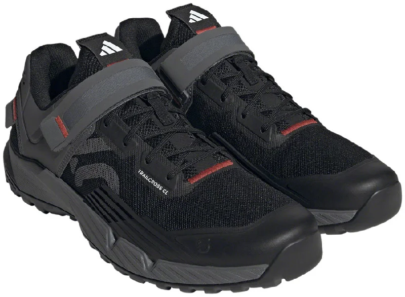 Five Ten Trailcross Mountain Clipless Shoes - Mens Core BLK/Gray Three/Red 11