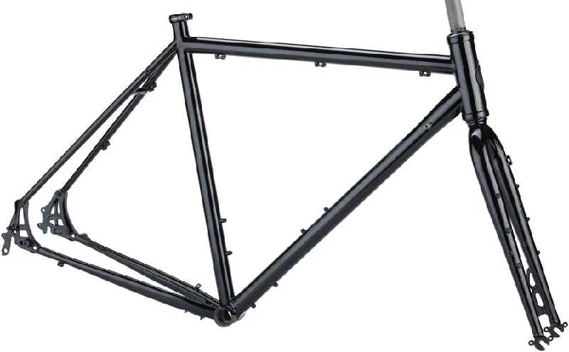 Salsa Marrakesh Frameset - 700c Steel Black 52cm