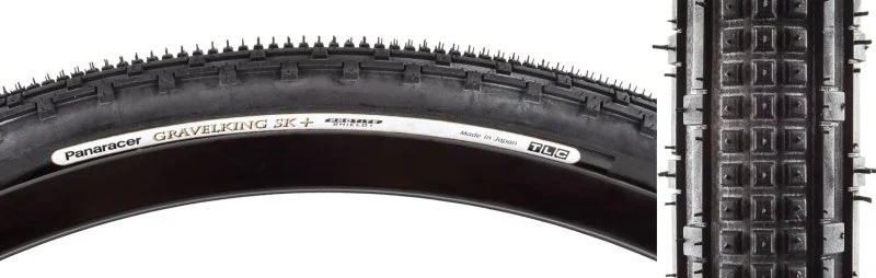 Panaracer GravelKing SK Plus Tire - 700 x 32 Tubeless Folding BLK  ProTite Protection