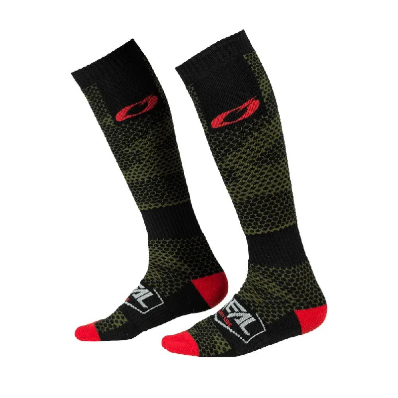 ONEAL PRO MX COVERT 2022 SOCKS - BLACK/GREEN