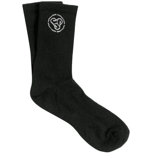 Sombrio Alps Merino Wool Cycling Socks Blacktastic UK 8 - 11