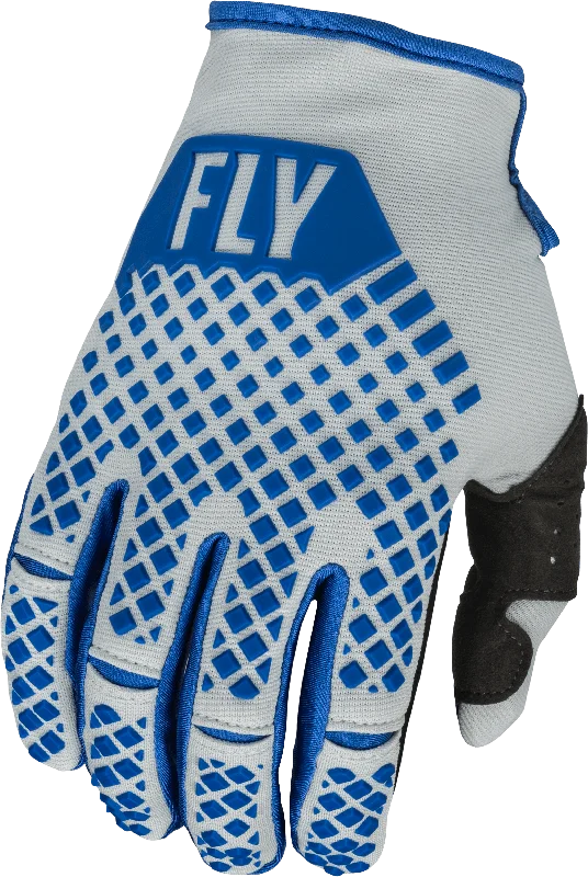 FLY 2023 YOUTH KINETIC GLOVES - BLUE/LIGHT GREY