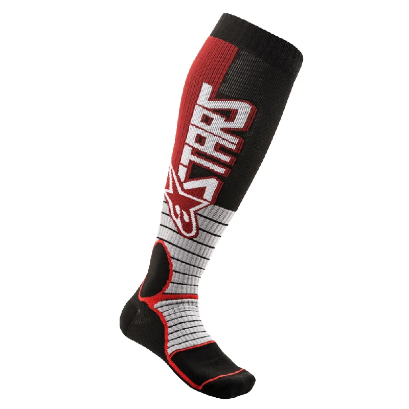 ALPINESTARS MX PRO SOCKS - BURGUNDY/BLACK