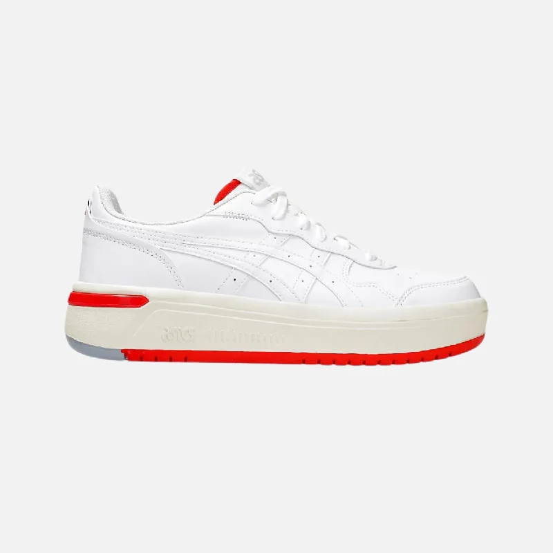 Asics Japan s Stack Unisex Lifestyle Shoes - White/Cherry Tomato