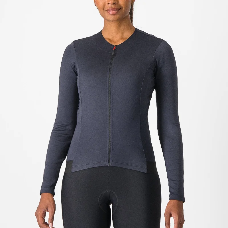 Maglia maniche lunghe donna Castelli Fly - Nero