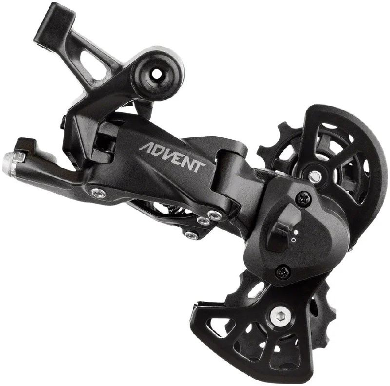 microSHIFT ADVENT Super Short Rear Derailleur - 9 Speed Super Short Cage BLK With Clutch