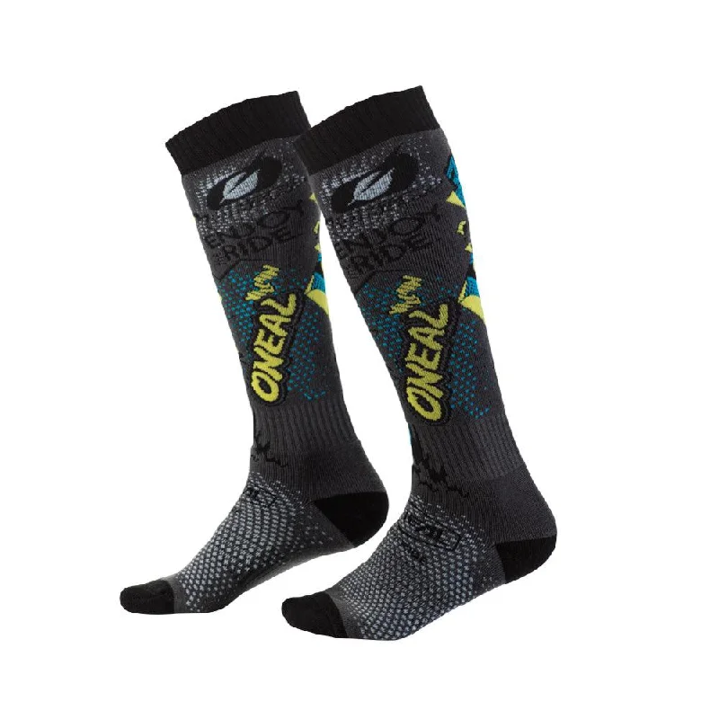 ONEAL PRO MX VILLAIN 2022 SOCKS - GREY