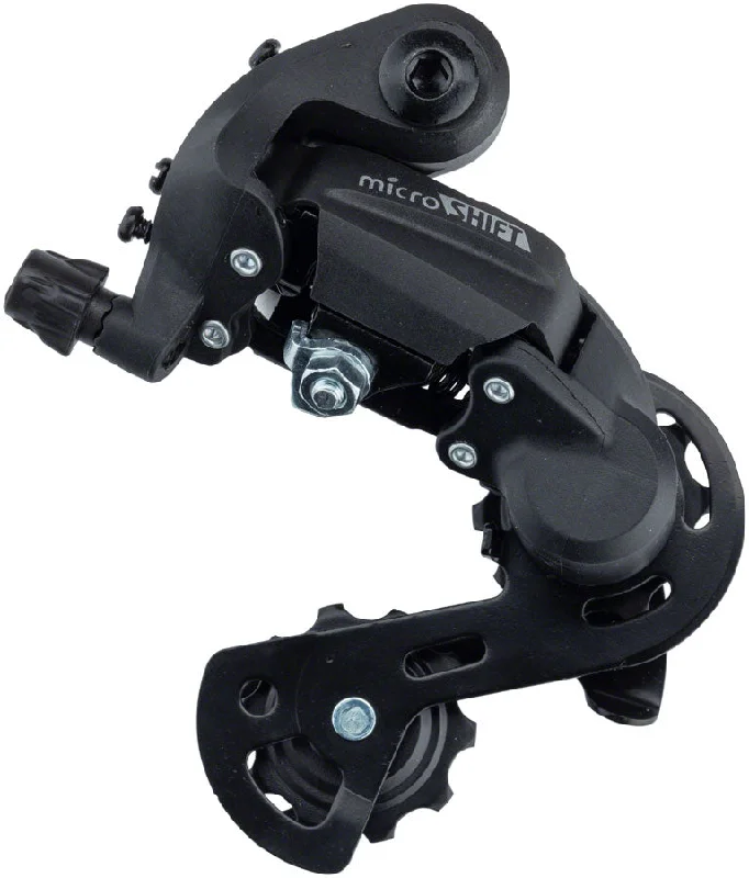 microSHIFT M21 Rear Derailleur - 67 Speed Super Short Cage Black