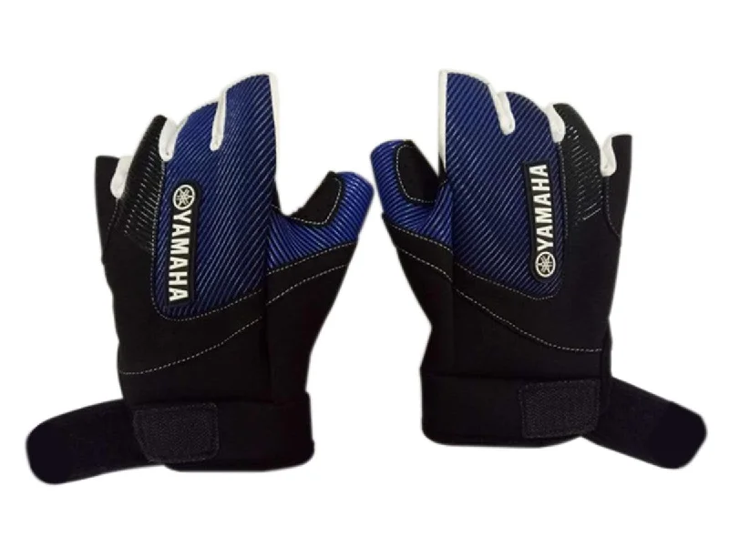 Blue 3/4 Finger Glove