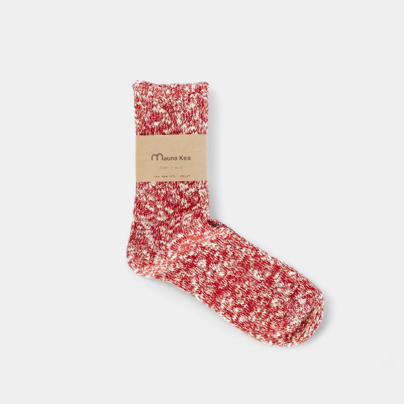 Hemp Mix Socks, Red