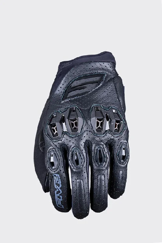 FIVE STUNT EVO 2 VENTED LEATHER GLOVES - BLACK