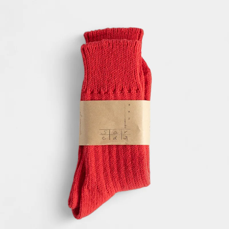 Peli-tan Socks, Red