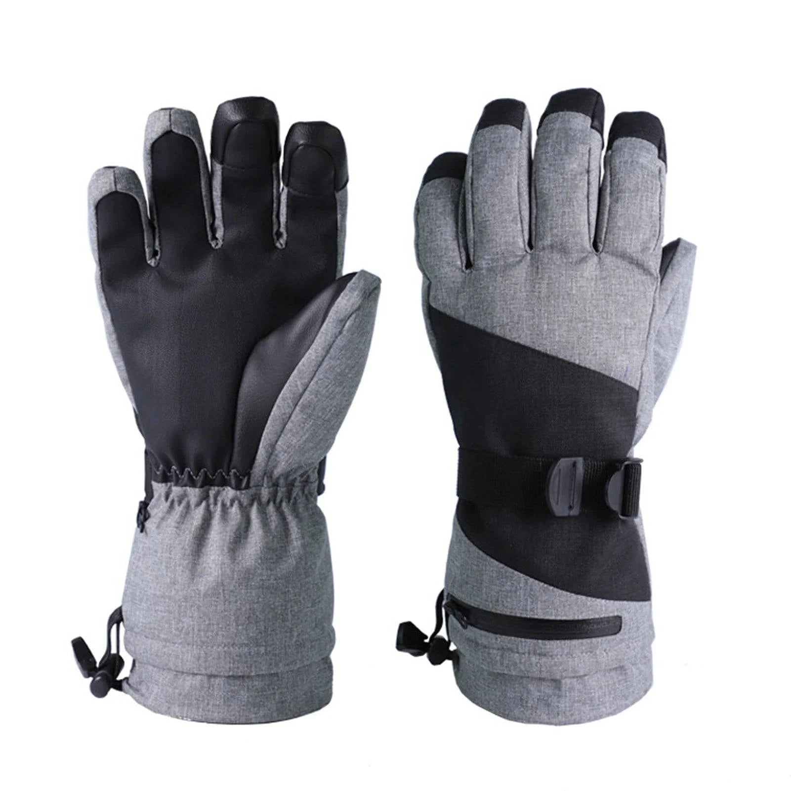 Ski Gloves Five-finger Snow Gloves Waterproof & Windproof Touchscreen Gloves for Cycling Snowboarding Driving Outdoor Work