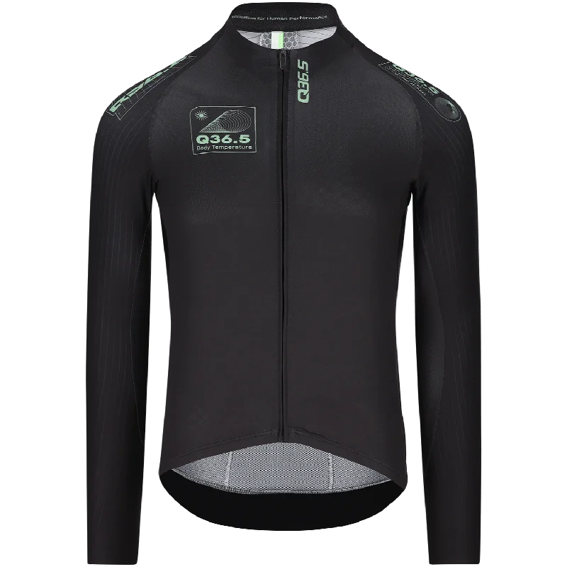 Maglia maniche lunghe Q36.5 Gregarius Hybrid Light Retrofuture - Nero