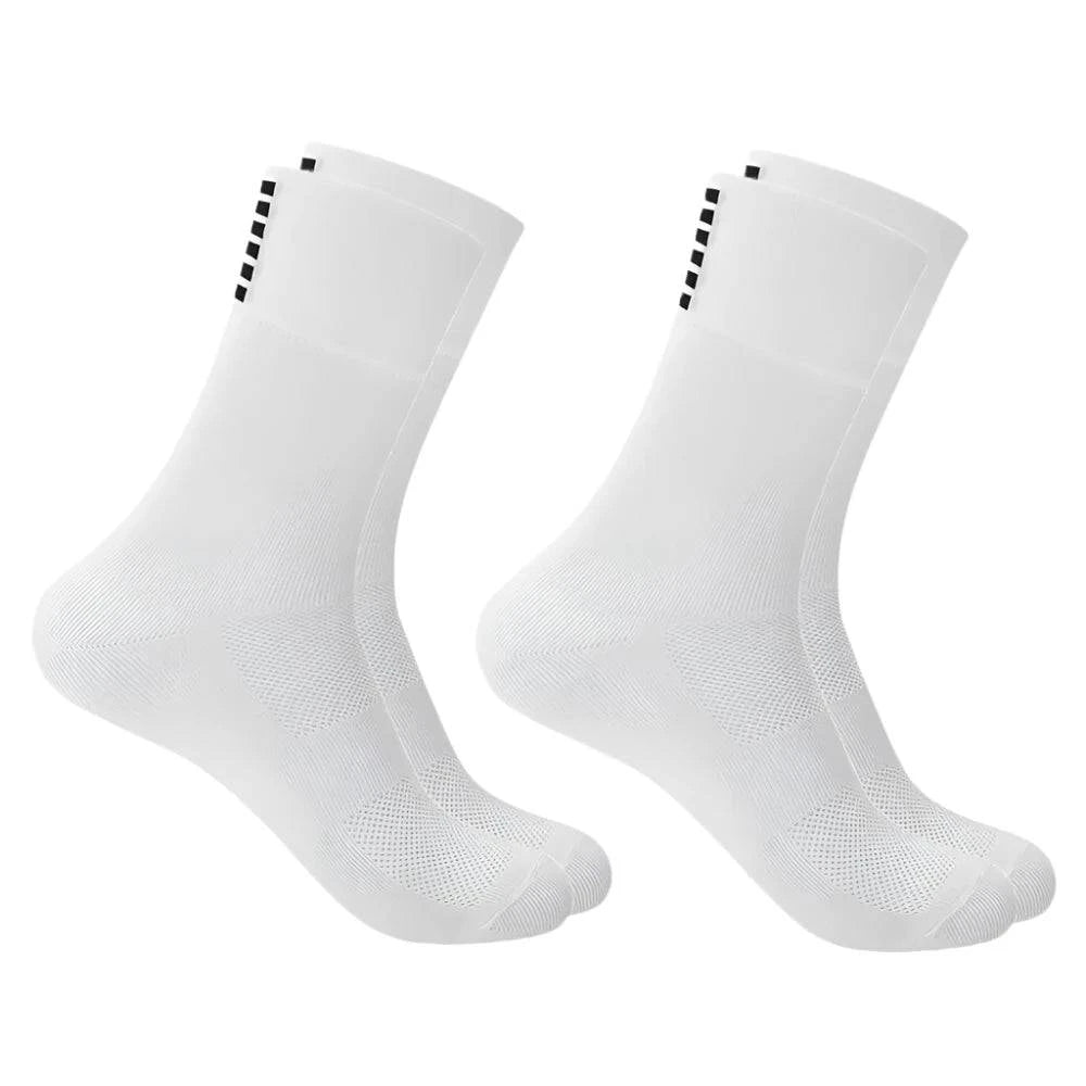 2 Pais High Quality Profession Team Men Women Cycling Socks Bike Socks Breathable Bicycle Socks Outdoor Sportswear Racing Socks