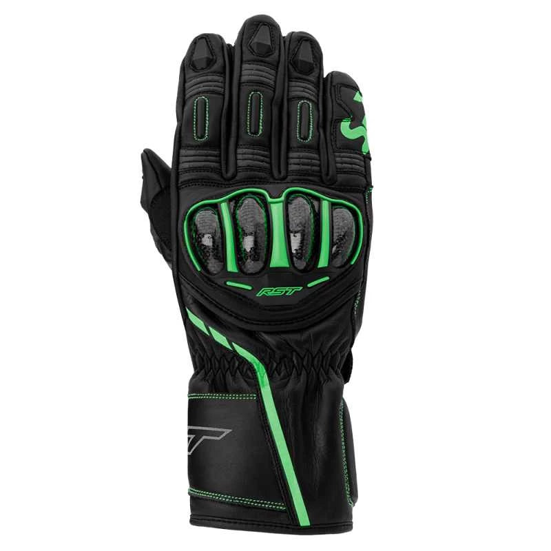 RST S-1 CE GLOVES - BLACK/GREY/NEON GREEN