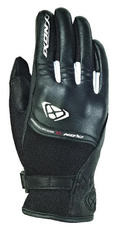 IXON RS SHINE 2 LADY GLOVES - BLACK/WHITE