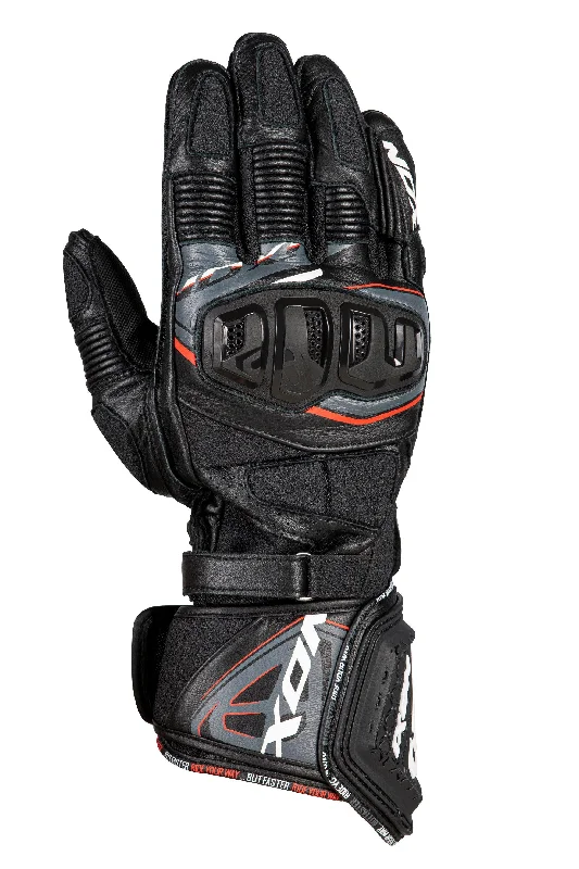 IXON RS REPLICA GLOVES - BLACK/WHITE