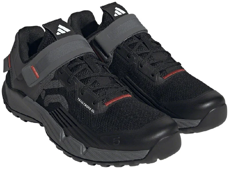 Five Ten Trailcross Mountain Clipless Shoes - Womens Core BLK/Gray Three/Red 6.5