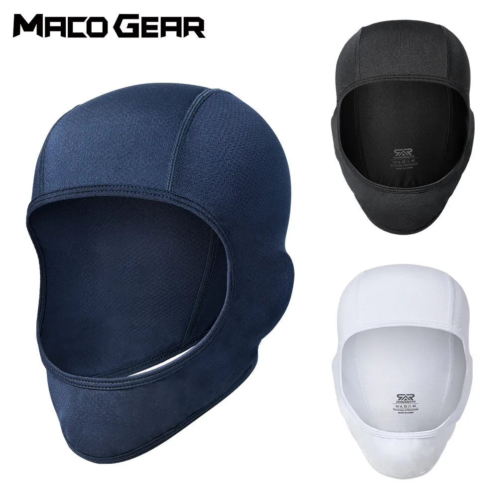 Summer Balaclava Cycling Caps Sport Bicycle Hiking Running Bike Helmet Liner Quick Drying Full Face Mask Headwear Hats Men Women