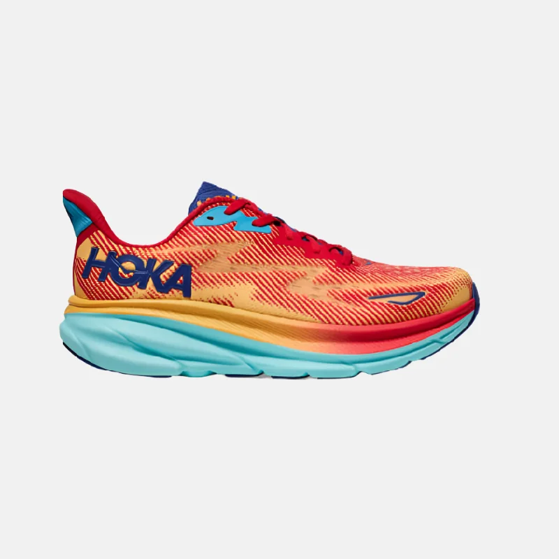 Hoka Clifton 9 Men's Running  Shoes -Cerise/Cloudless