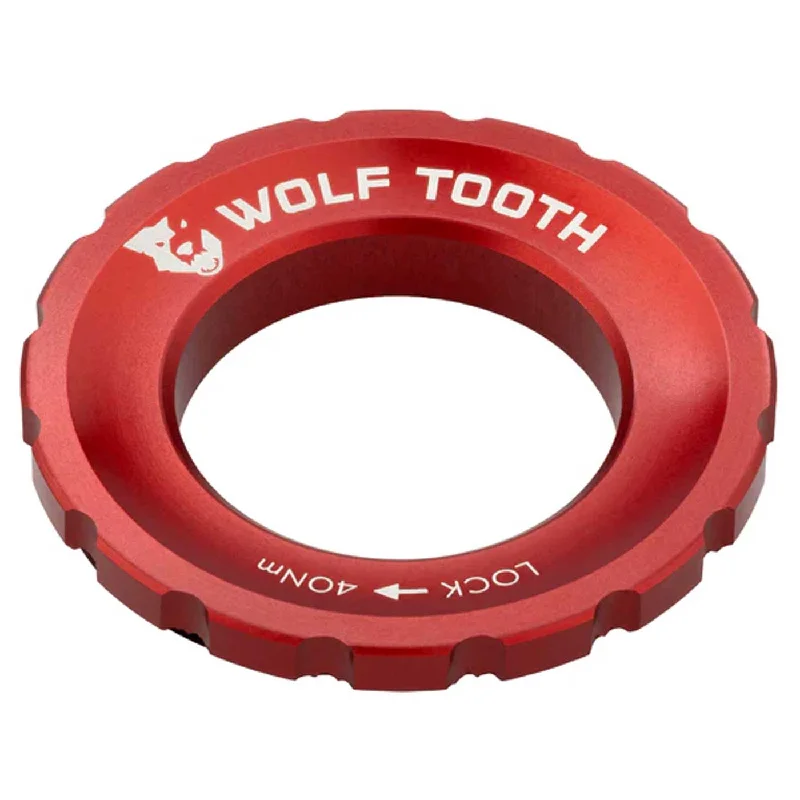 Ghiera Centerlock WolfTooth - Rosso