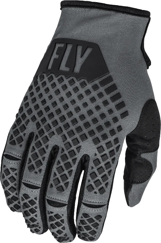 FLY 2023 YOUTH KINETIC GLOVES - DARK GREY/BLACK