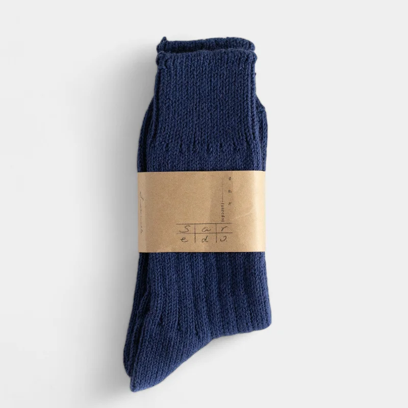 Peli-tan Socks, Indigo