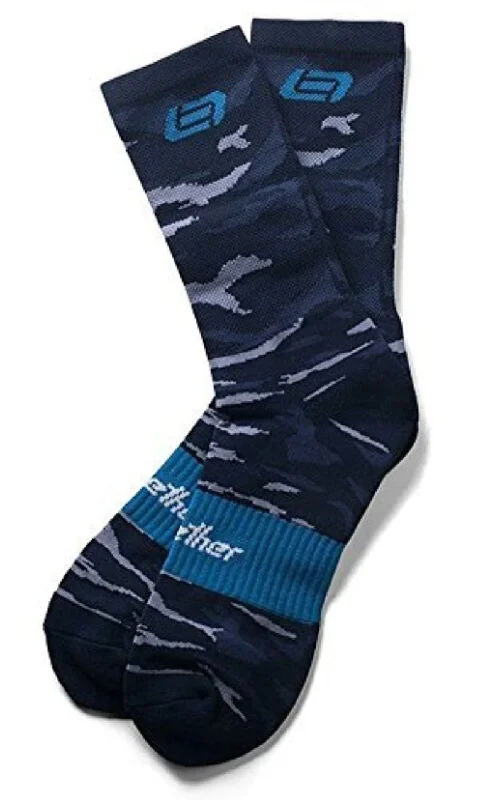 Bellwether Rock It Cycling Socks Charcoal Blue S-M UK 5 - 8