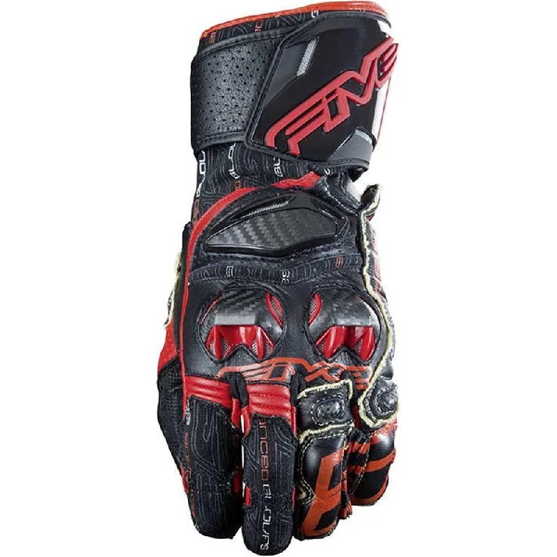 FIVE RFX RACE GLOVES - BLACK/RED