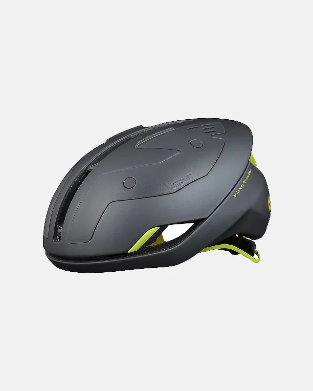 Sweet Protection Falconer II Aero Helmet - Slate Gray Metallic-Fluo