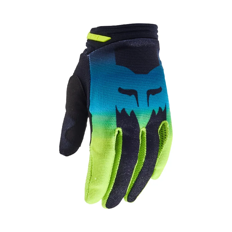 FOX 2024 WOMENS 180 FLORA GLOVES - BLACK/YELLOW