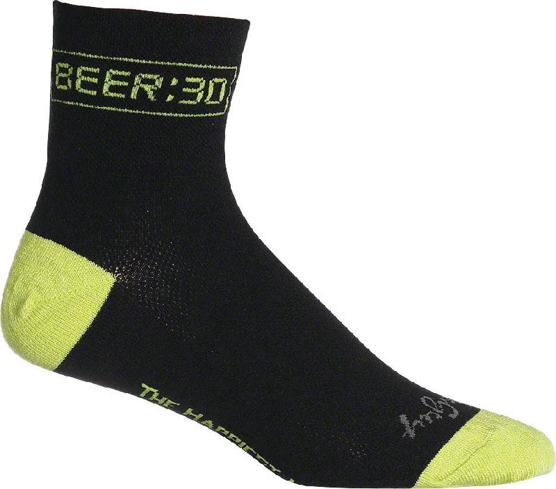 SockGuy Classic Beer:30 Socks - 3" Black Large/X-Large