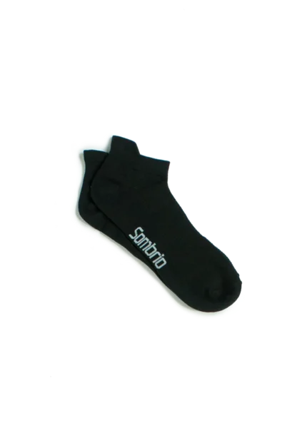 Sombrio Coolmax Cuffless Cycling Socks Black S-M UK 5 - 8