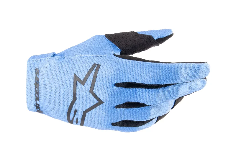 ALPINESTARS 2024 YOUTH RADAR GLOVES - LIGHT BLUE/BLACK