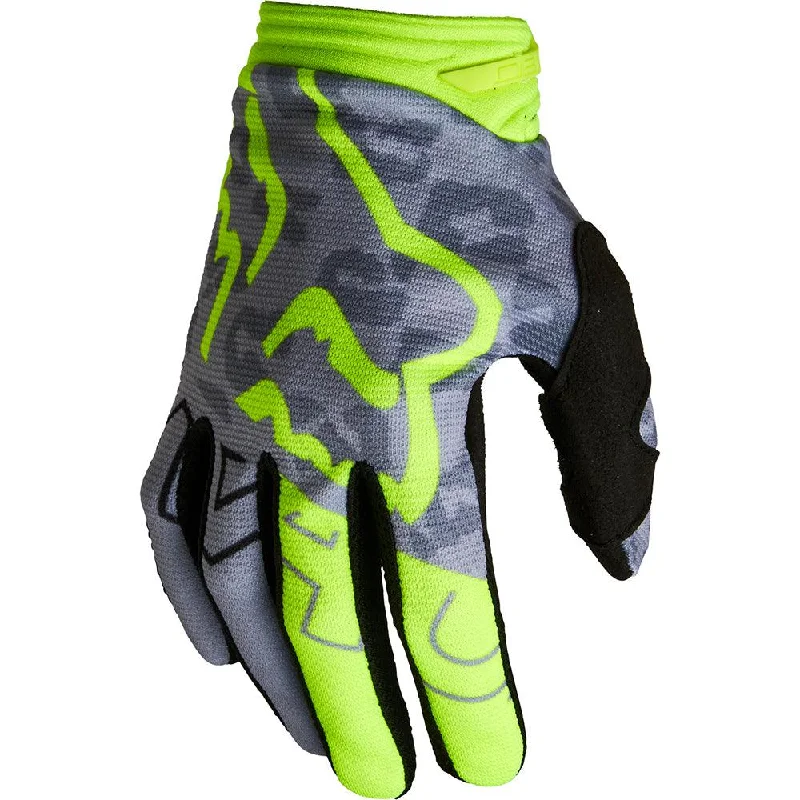 FOX 180 SKEW YOUTH GIRLS GLOVES 2022 - FLUO YELLOW