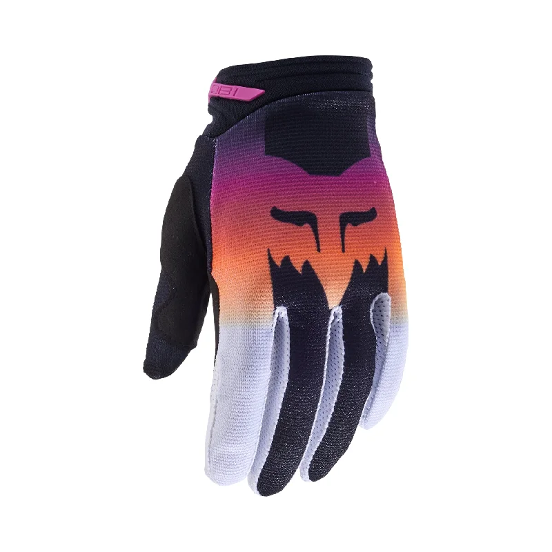 FOX 2024 YOUTH GIRLS 180  FLORA GLOVES - BLACK/PINK