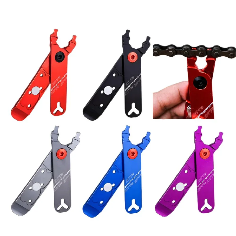 ZTTO Bicycle Master Link Pliers Valve Tool Tire Lever Missing Chain Connector Cutter Remove Install 4 in 1 Multi Function CNC Ch