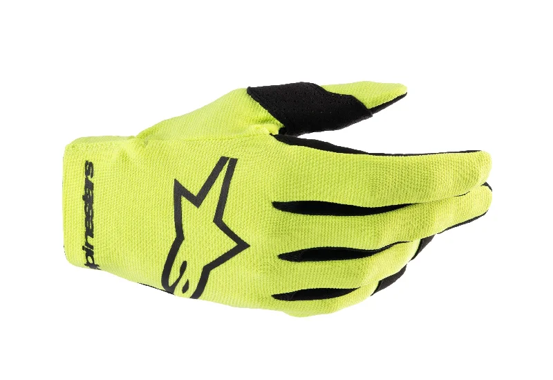 ALPINESTARS 2024 YOUTH RADAR GLOVES - YELLOW FLUO/BLACK