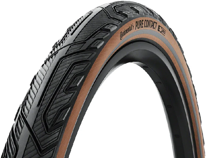 Continental Pure Contact Tire - 700 x 50 Clincher Folding BLK/Coffee/Graphite Reflex Vectran / PolyX Breaker E50