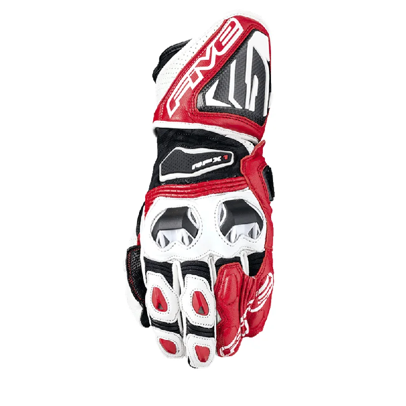 FIVE RFX-1 GLOVES - RED/WHITE