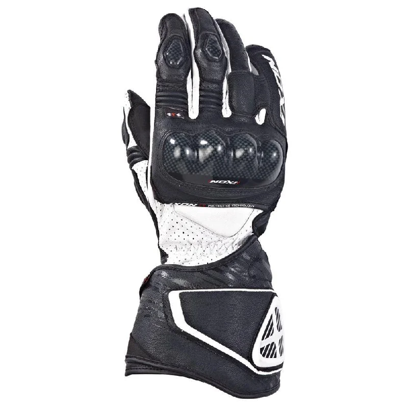 IXON RS CIRCUIT GLOVES - BLACK/WHITE