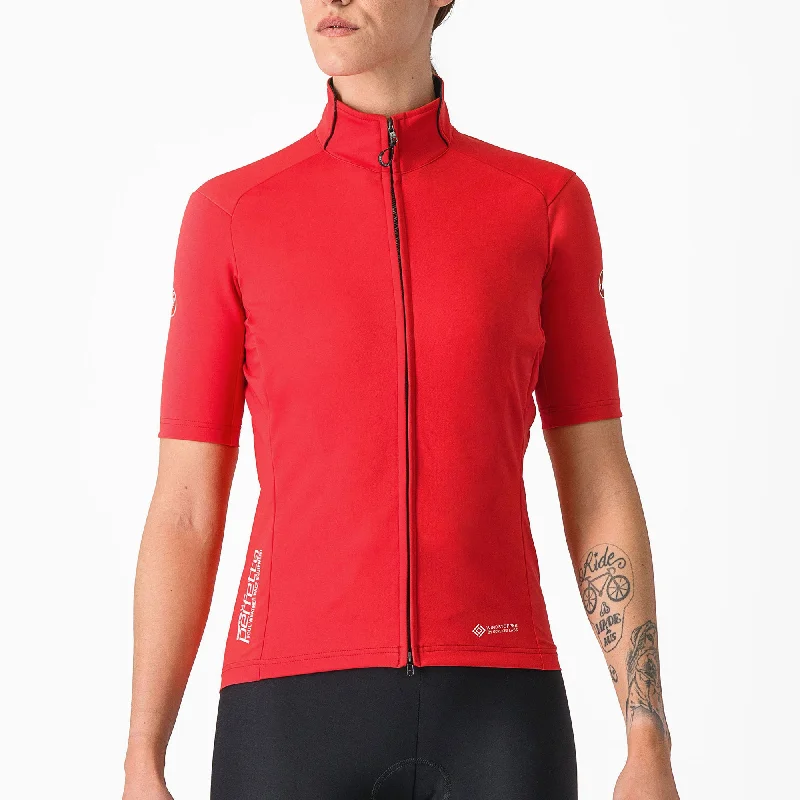 Maglia donna Castelli Perfetto RoS 2W Wind - Rosa scuro